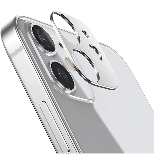İPhone 12 3D Metal Kamera Koruyucu Metal Lens-(5775)