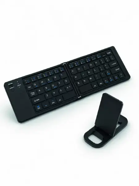 Katlanır Bluetooth Klavye Telefon Tablet Laptop Uyumlu Kablosuz Klavye