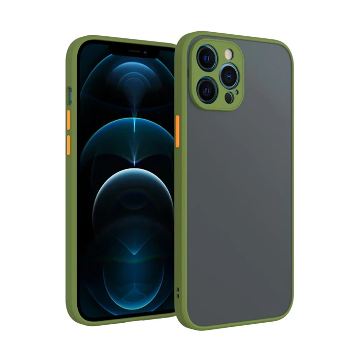iPhone 12 Pro 6.1inç Kamera Korumalı Premium Silikon Kılıf-(5775)