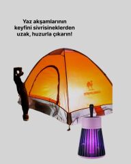 2’si 1 Arada LED Işıklı Elektrikli Böcek Öldürücü