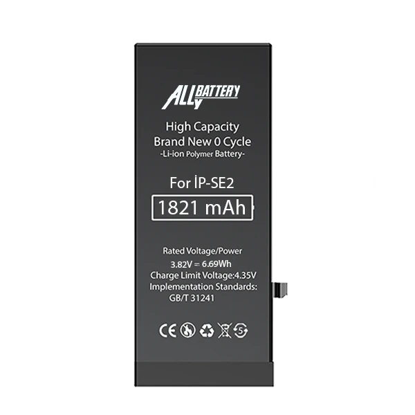iPhone SE 2020 1821 Mah Yüksek Kapasiteli Pil Batarya-(5775)
