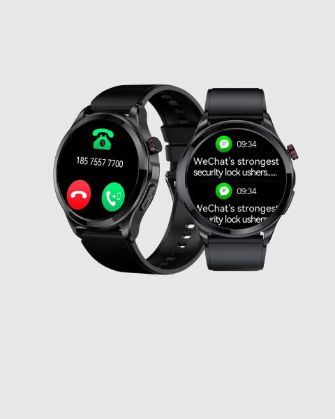AMOLED Ekranlı Smartwatch – 3 Kordonlu Kalp Atış & Uyku Takipli Akıllı Saat