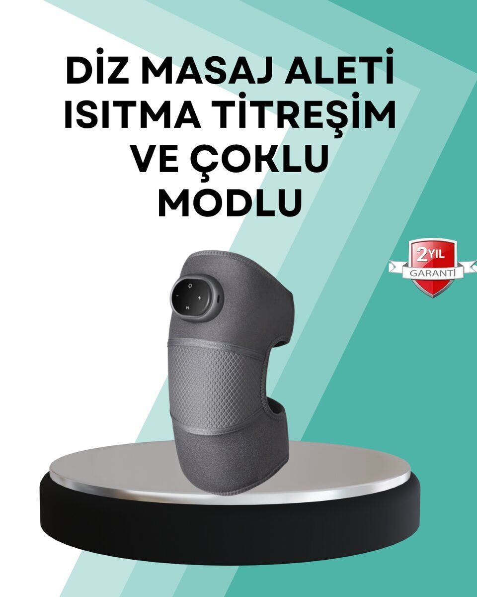Ev Tipi Isı ve Titreşim Destekli Diz Masaj Aleti