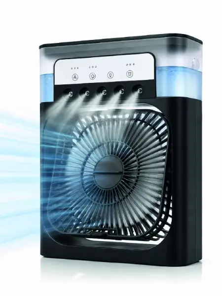 Serinletici Fan Type-C Bağlantı Zamanlayıcı 7 Renk Ambiyans Işığı