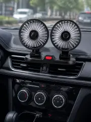 Araç Karavan ve Tır İçin Çift Fanlı Mini Vantilatör