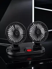 Araç Karavan ve Tır İçin Çift Fanlı Mini Vantilatör