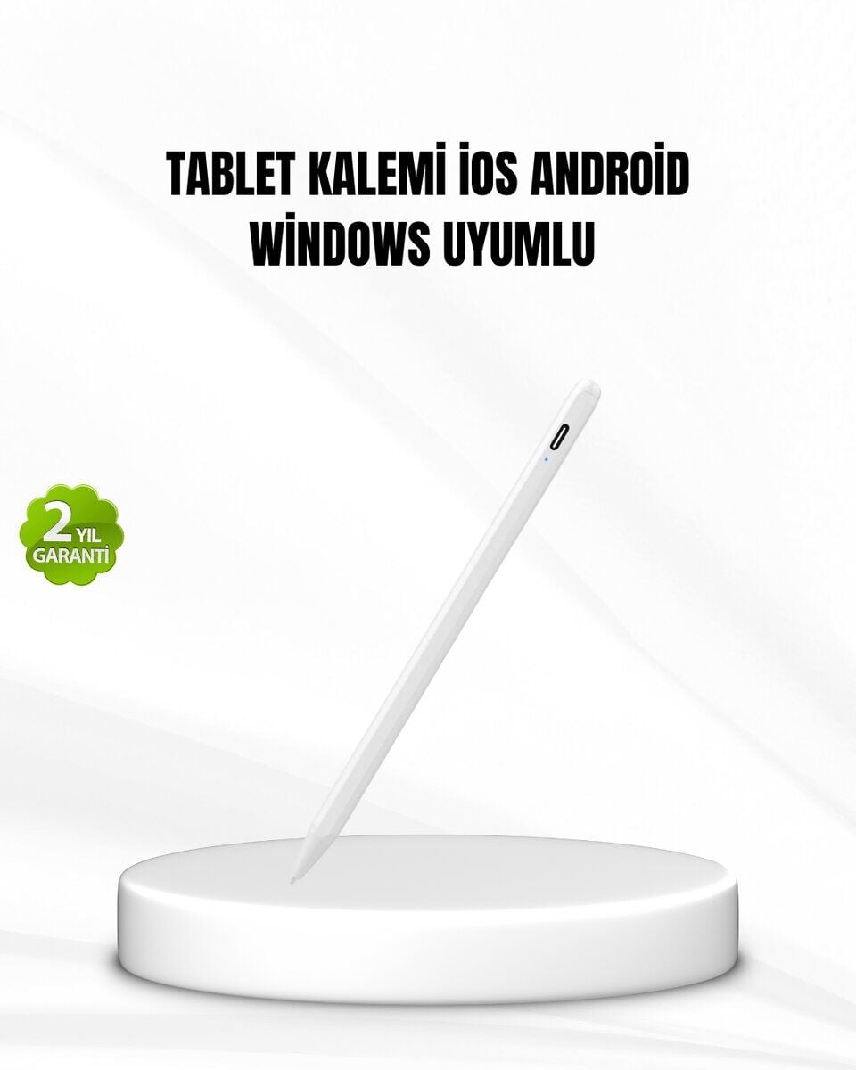 Akıllı Dokunmatik Kalem – Type-C Şarjlı Manyetik Apple Pencil Alternatifi Stylus Pen