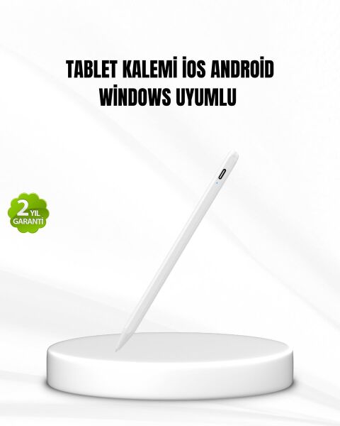 Akıllı Dokunmatik Kalem – Type-C Şarjlı Manyetik Apple Pencil Alternatifi Stylus Pen