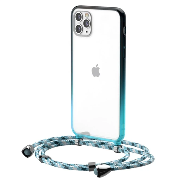 Baseus Element Crossbody Protective iPhone 11 Pro 5.8 Askılı Koruyucu Silikon Kılıf-(5775)
