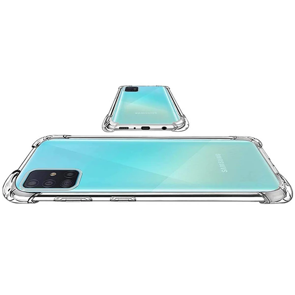 OPPO Realme 7 Pro 2.0mm Şeffaf Silikon kılıf Shockproof kılıf-(5775)