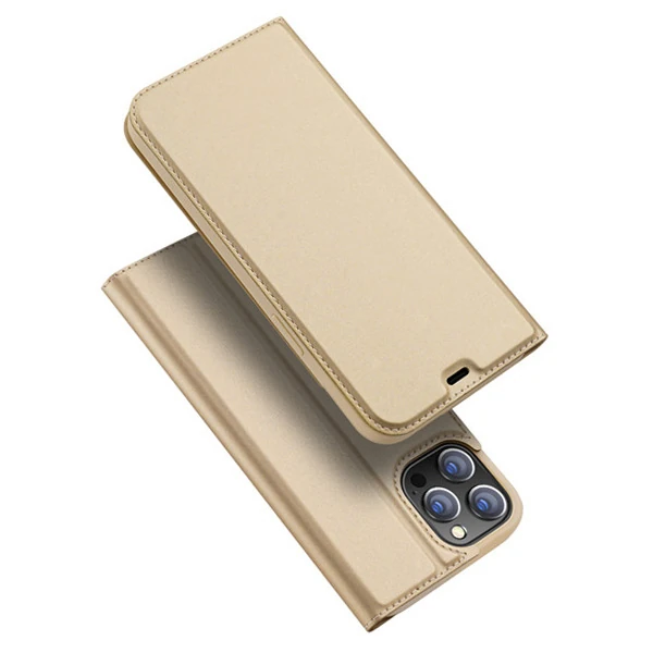 DUX DUCİS İPhone 12/ 12 Pro Kılıf Kapaklı Flip Cover Kılıf Skin Pro Series Kılıf-(5775)