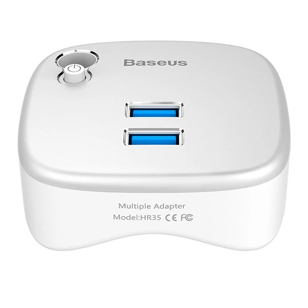 Baseus Çok Fonsiyonlu Notebook Adaptörü Hub Dual USB 3.0 RJ45 TF/SD-(5775)