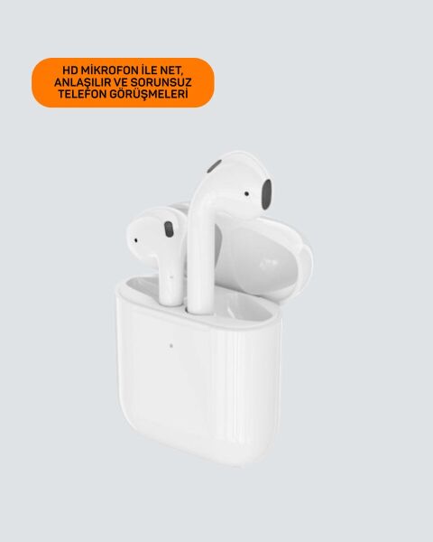 iPhone 11 12 13 14 15 Uyumlu Bluetooth Kulaklık Gürültü Engelleyici HD Mikrofonlu