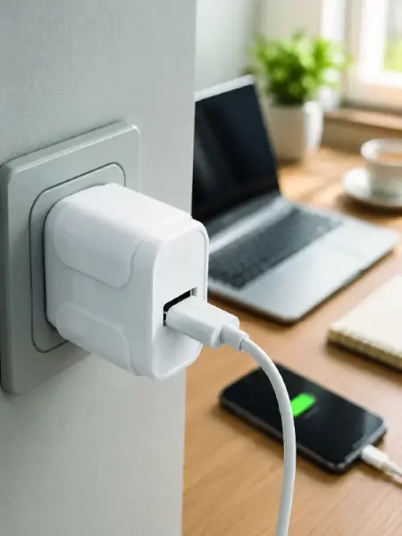 Pratik ve Kompakt Tasarımlı 12W USB Telefon Şarj Adaptörü