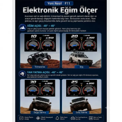 Ally F11 OBD2 + GPS Head Up Display HUD Dijital Hız Göstergesi-(5775)