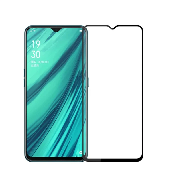 OPPO A9/A5 (2020) 3D Full Glue Tempered Cam Ekran Koruyucu-(5775)
