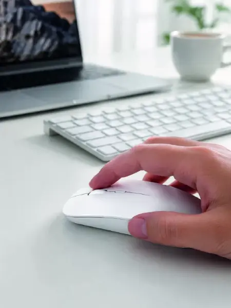 Bluetooth Kablosuz Wireless Mouse Şarjlı Sessiz Ergonomik 5000 DPI Fare