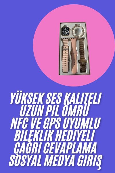 Genç Kızlara Özel Akıllı Saat 41 mm Çağrı Cevaplayabilen NFC ve GPS Uyumlu