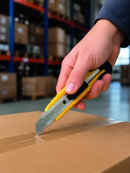 5 Adet Metal Falçata Seti Ergonomik Saplı Çelik Maket Bıçağı Koli Ambalaj PVC Kesici