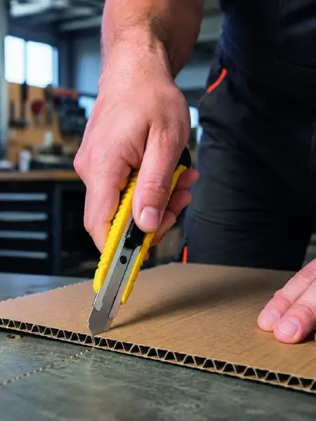 5 Adet Metal Falçata Seti Ergonomik Saplı Çelik Maket Bıçağı Koli Ambalaj PVC Kesici