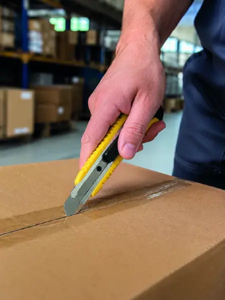 5 Adet Metal Falçata Seti Ergonomik Saplı Çelik Maket Bıçağı Koli Ambalaj PVC Kesici