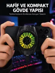Telefon ve Tablet Uyumlu Manyetik Mobil Soğutucu Fan