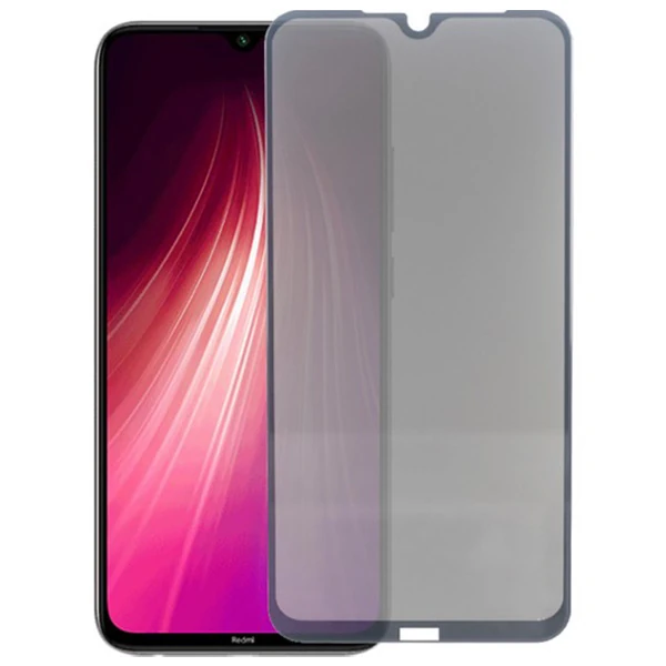 Xiaomi Redmi Note 8 3D Full Privacy Gizlilik Tempered Cam Ekran Koruyucu-(5775)