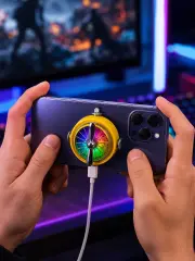 Mobil Oyuncular İçin RGB Işıklı Telefon Soğutucu