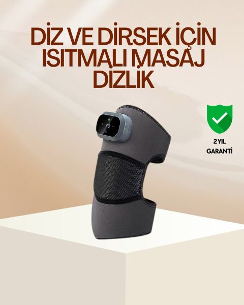 Diz ve Dirsek İçin Isıtmalı Masaj Dizlik Aparatı