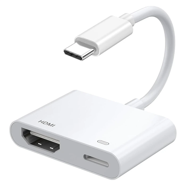 ALLY  İPhone 15 Type-c to Type-c + HDMI Çevirici Kablo Dijital AV Adaptörü-(5775)