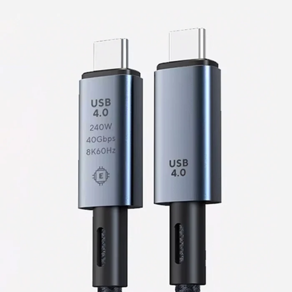 ALLY 40Gbps 240W Type-C 8K Görüntü ve Hızlı Data Şarj Kablosu-(5775)