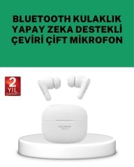 Gerçek Zamanlı Çeviri Özellikli Kablosuz Kulaklık Profesyonel Kullanım