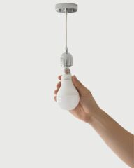 Yüksek Işık Güçlü Şarjlı LED Ampul E27 30W Enerji Tasarruflu