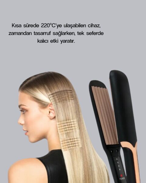 Tost Model Saç Maşası 220°C Hızlı Isınan