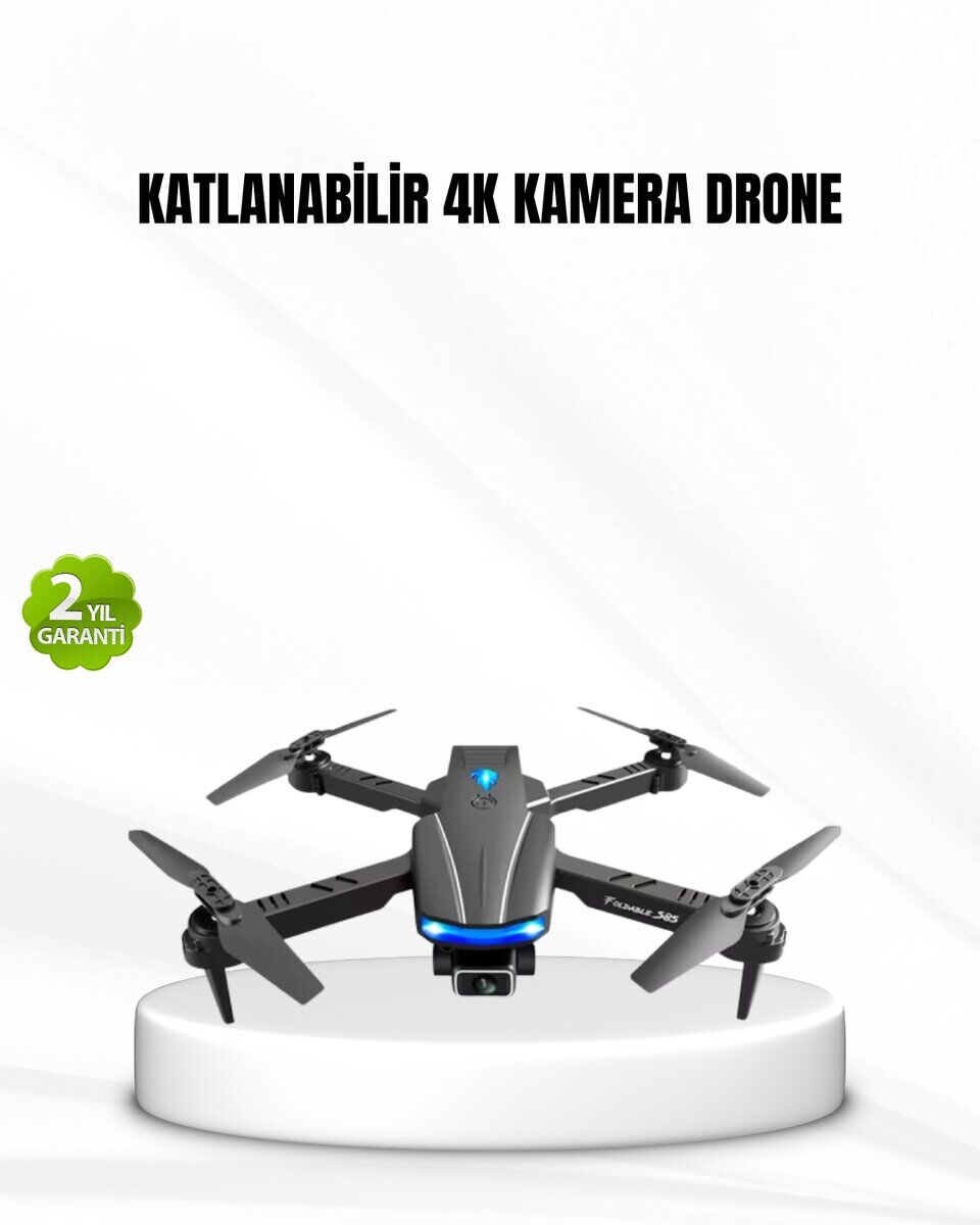 Wi-Fi Bağlantılı 4K Drone Katlanabilir ve 360° Takla Özellikli