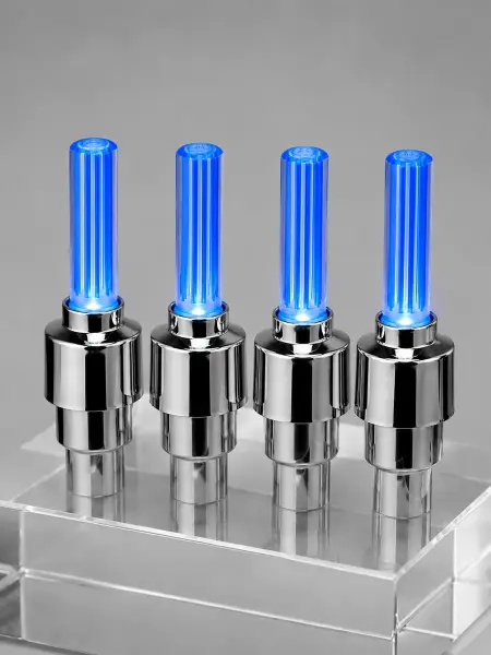 Araç Sibop Işığı 4'lü Set Otomatik Yanan LED Lastik Aksesuarı