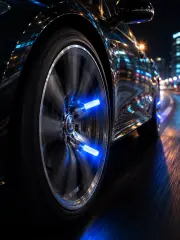 Araç Sibop Işığı 4'lü Set Otomatik Yanan LED Lastik Aksesuarı