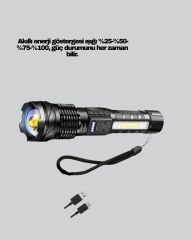 Outdoor ve Acil Durum İçin Güçlü LED El Feneri