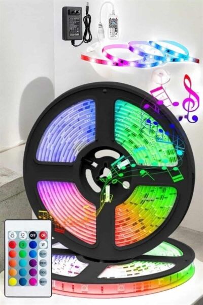 Led Işık 5 Metre Şerit Led RGB Işıklı