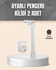 Kolay Montajlı Pencere Açılma Sınırlayıcı 2’li Set