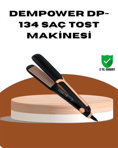 DEMPOWER DP-134 Saç Tost Makinesi – Kolay Kullanım Hızlı Sonuç Uzun Süre Kalıcılık