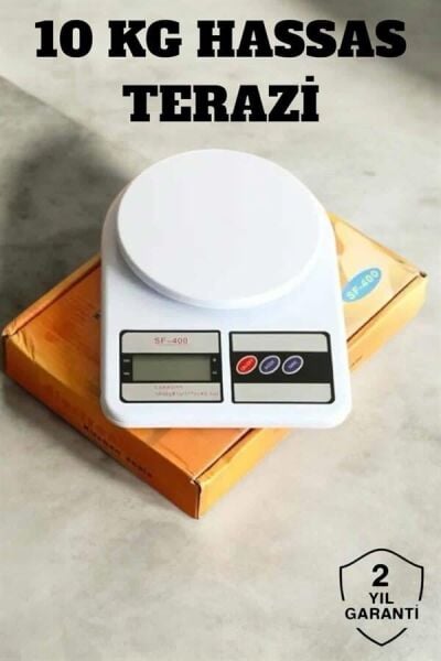Hassas Terazi 10 kg Kapasiteli Yüksek Hassasiyetli Dijital Mutfak Tartısı