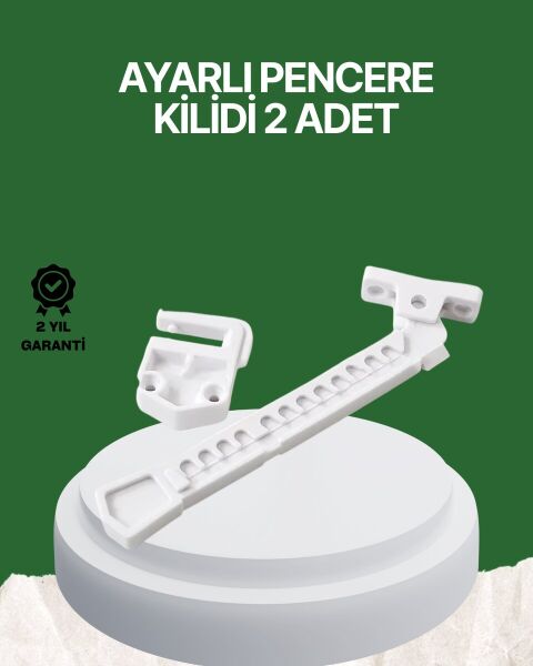 Çocuk ve Evcil Hayvanlar İçin Pencere Emniyet Kilidi 2 Adet