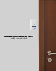 Wireless Kapı Zili Pratik ve Zahmetsiz Günlük Kullanım