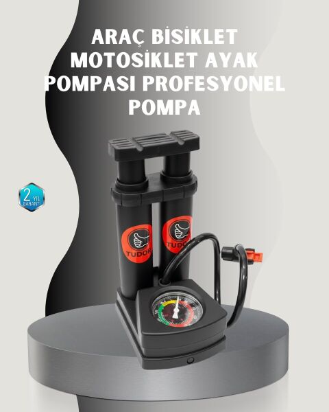 Ayak Basmalı Hava Pompası Şişme Ürünler ve Lastikler İçin