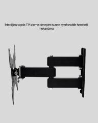 Modern Tasarım Hareketli TV Duvar Askı Aparatı