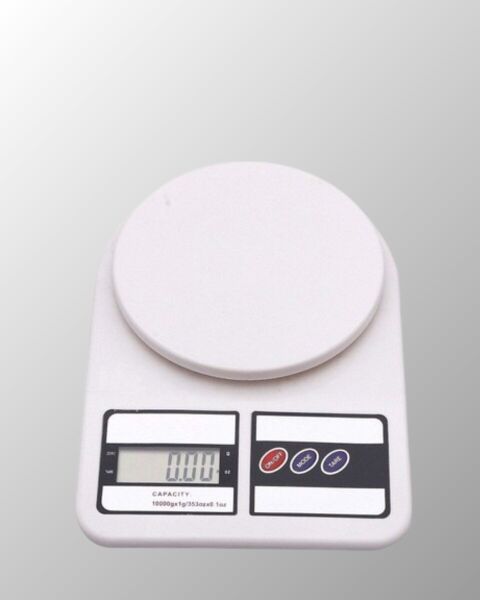Dijital Mutfak Terazisi 10kg Kapasiteli 1g Hassasiyetli