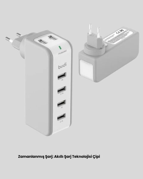 30W Type C Şarj Cihazı Zamanlayıcılı Çok Portlu Tasarım