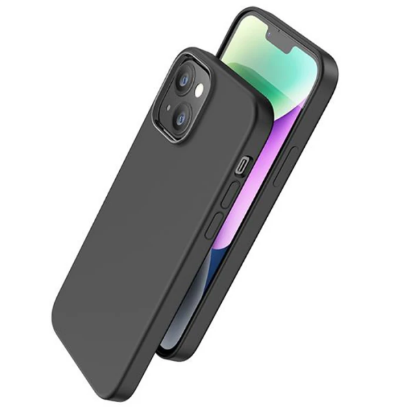 HOCO Pure Series iPhone 15 Plus Manyetik Silikon Kılıf-(5775)