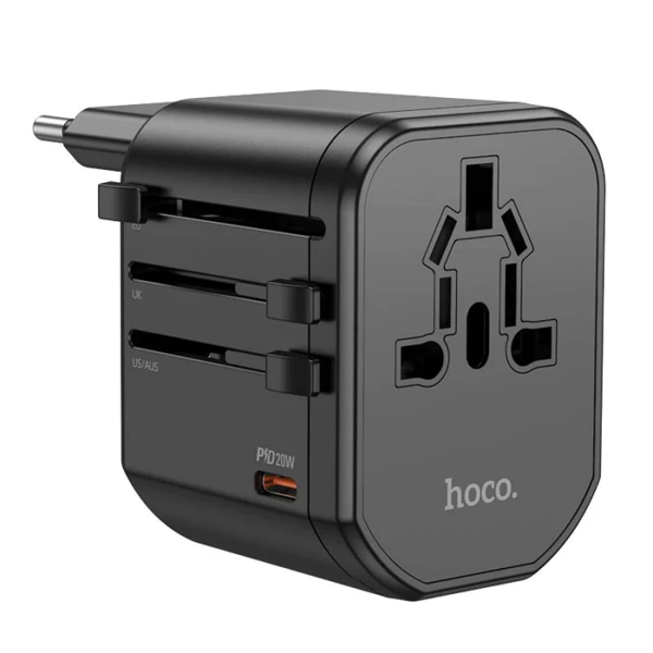 HOCO AC15 20W PD QC 3.0 Hızlı Şarj Universal Priz-(5775)